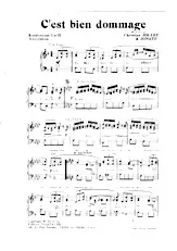 télécharger la partition d'accordéon C'est bien dommage (Orchestration) (Tango) au format PDF