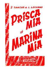 descargar la partitura para acordeón Prisca Mia + Marina Mia (Tango) en formato PDF