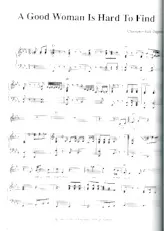 descargar la partitura para acordeón A good woman is hard to find en formato PDF