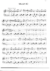 télécharger la partition d'accordéon Mozart 40 (Fox Trot) au format PDF