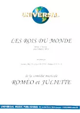 télécharger la partition d'accordéon Les rois du monde (De la comédie musicale : Roméo et Juliette) (Chant : Damien Sargue / Grégori Baquet / Philippe d'Avilla) au format PDF