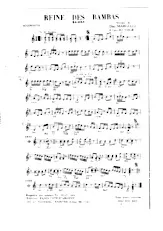 scarica la spartito per fisarmonica Reine des Bambas in formato PDF