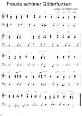download the accordion score Freude schöner Götterfunken in PDF format