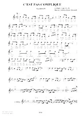 descargar la partitura para acordeón C'est pas compliqué (Madison) en formato PDF