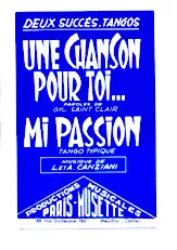télécharger la partition d'accordéon Mi Passion (Tango Typique) au format PDF