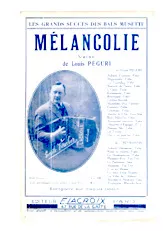 scarica la spartito per fisarmonica Mélancolie (Valse) in formato PDF