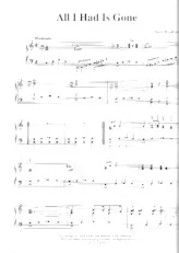 télécharger la partition d'accordéon All I had is gone au format PDF