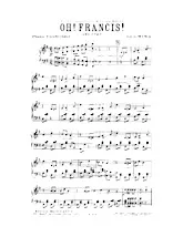 scarica la spartito per fisarmonica Oh Francis (One Step) in formato PDF