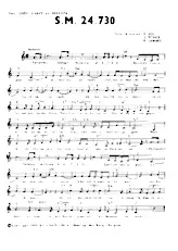 télécharger la partition d'accordéon S M  24 730 (Chant : John Larry) (Buiguine ou Boléro) au format PDF