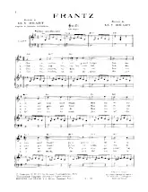 télécharger la partition d'accordéon Frantz (D'après le Folklore Autrichien) (Valse) au format PDF
