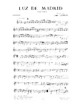 télécharger la partition d'accordéon Luz de Madrid (Paso Doble) au format PDF