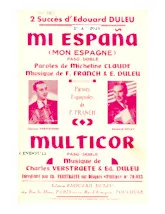 download the accordion score Mi España (Mon Espagne) (Orchestration) (Paso Doble) in PDF format