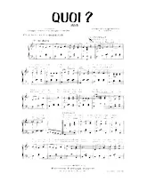 download the accordion score Quoi in PDF format