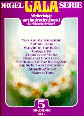 télécharger la partition d'accordéon Orgel Gala Serie Welterfolge Am Laufenden Band Für Elektronische Orgel (Volume n°5) au format PDF