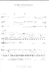 download the accordion score La nuit c'est tous les jours in PDF format