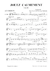 download the accordion score Jouez calmement (Valse) in PDF format
