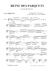 download the accordion score Reine des parquets (Valse Musette) in PDF format