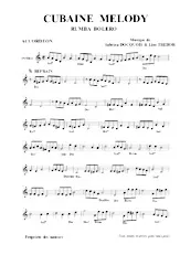 télécharger la partition d'accordéon Cubaine Melody (Rumba Boléro) au format PDF