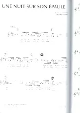 download the accordion score Une nuit sur son épaule in PDF format