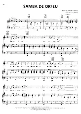 descargar la partitura para acordeón Samba de Orfeu en formato PDF