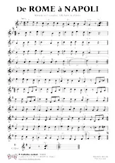 descargar la partitura para acordeón De Rome à Napoli en formato PDF