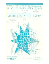 descargar la partitura para acordeón Cherbourg avait raison (Orchestration Complète) (Valse) en formato PDF