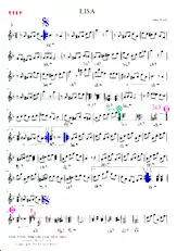 descargar la partitura para acordeón Lisa en formato PDF