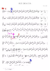 download the accordion score Rue des lys in PDF format