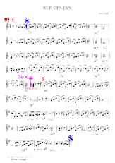 descargar la partitura para acordeón Rue des lys en formato PDF