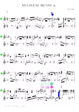 descargar la partitura para acordeón Mulhouse Bienne en formato PDF