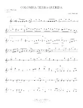 descargar la partitura para acordeón Colombia tierra querida (Cumbia) en formato PDF