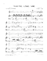 download the accordion score Toute une vie in PDF format