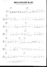 scarica la spartito per fisarmonica Bensonhurst Blues (Chant : Oscar Benton) in formato PDF