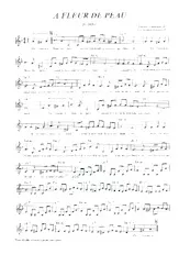 download the accordion score A fleur de peau (Rumba) in PDF format
