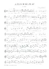 descargar la partitura para acordeón A fleur de peau (Rumba) en formato PDF