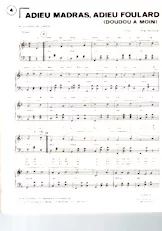 télécharger la partition d'accordéon Adieu madras Adieu foulard (Doudou a moin) (Sur un thème du Folklore) (Valse) au format PDF