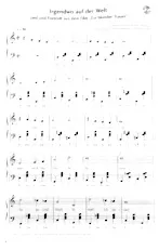 download the accordion score Irgendwo auf der Welt (Chanson du Film : Ein blonder Traum) (Fox Trot) in PDF format