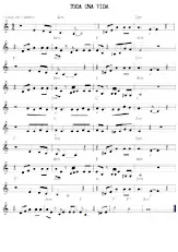 download the accordion score Toda una vida in PDF format