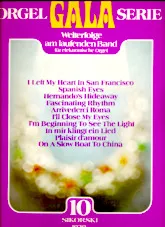 télécharger la partition d'accordéon Orgel Gala Serie Welterfolge Am Laufenden Band Für Elektronische Orgel (Volume n°10) (10 titres) au format PDF
