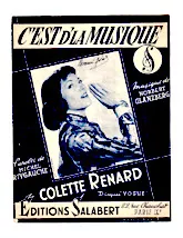 descargar la partitura para acordeón C'est d' la musique (Chant : Colette Renard) en formato PDF