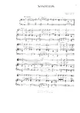 télécharger la partition d'accordéon Nosotros (Chant : Los Panchos) au format PDF