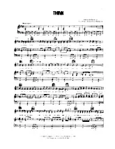 download the accordion score Think in PDF format