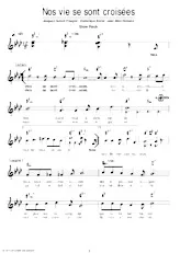 descargar la partitura para acordeón Nos vies se sont croisées (Slow Rock Trompette) en formato PDF