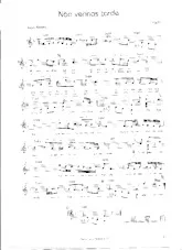 download the accordion score Não venhas tarde (Fado) in PDF format