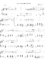 descargar la partitura para acordeón Le tango du printemps en formato PDF