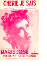 télécharger la partition d'accordéon Chérie je sais (Chant : Marie José) (Rumba Boléro) au format PDF