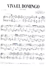 descargar la partitura para acordeón Viva el Domingo (Paso Doble) en formato PDF