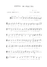 descargar la partitura para acordeón Envoi de fleurs en formato PDF