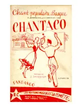 télécharger la partition d'accordéon Chantaco (Chant Populaire Basque) (Valse Espagnole) au format PDF