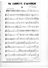 scarica la spartito per fisarmonica Ma cabrette d'Auvergne (Valse Auvergnate) in formato PDF